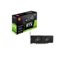 MSI GeForce RTX 3050 LP E 6G OC | NVIDIA | 6 GB | GeForce RTX 3050 | GDDR6 | 2 HDMI ports | PCI Express Gen 4 x16 (operates in x8 mode) (GeForce RTX 3050 LP E 6G OC)