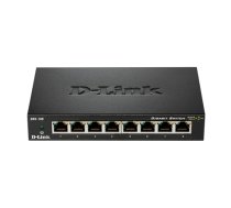 D-LINK | Switch | DGS-108/E | Unmanaged | Desktop | 8-Port Gigabit Ethernet (copper) | 60 months (DGS-108/E)