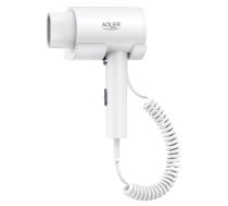 Adler Wall-Mount Hair Dryer | AD 2285 | 2000 W | 3 Temperature Settings | White (AD 2285w)