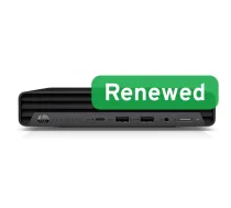 HP Renewed Grade A EliteDesk 800 G6 Desktop Mini Intel Core i5 i5-10500T 8 GB RHPed800g661X3A2WA