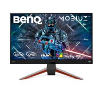 Benq Monitor EX2710Q 27 " IPS QHD 16:9 1 ms 400 cd/m² Dark grey HDMI ports quantity 2 144 Hz (9H.LK4LA.TBE)