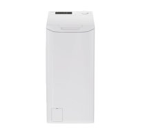 Candy | Washing Machine | TCA063D3-S | Energy efficiency class C | Top loading | Washing capacity 6 kg | 1000 RPM | Depth 60 cm | Width 41 cm | Display | Digital | White (TCA063D3-S)