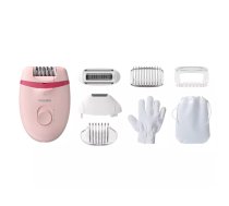 Philips | Corded Compact Epilator | BRE285/00 Satinelle Essential | White/Pink (BRE285/00)