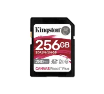 KINGSTON Canvas React Plus | 256 GB | SD | Flash memory class 10 (SDR2V6/256GB)