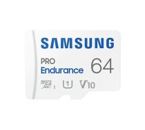 Samsung PRO Endurance MB-MJ64KA/EU 64 GB MicroSD Memory Card Flash memory class U1, V10, Class 10 SD adapter (MB-MJ64KA/EU)