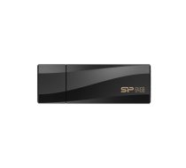 Silicon Power USB Flash Drive Blaze Series B07 64 GB Type-A USB 3.2 Gen 1 Black (SP064GBUF3B07V1K)