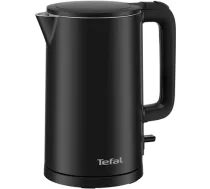 TEFAL | KO1408E0 Thermo Protect | Kettle | Electric | 1500 W | 1.5 L | Stainless steel/Plastic | 360° swivel base | Black (KO1408E0)
