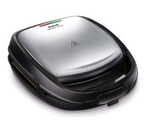 TEFAL Sandwich Maker | SW342D38 | 700 W | 3 Plates | Black/Stainless Steel (SW342D38)