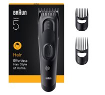 BRAUN Hair Clipper | HC5530 Series 5 | Cordless | 17 length settings | Black (HC5530)