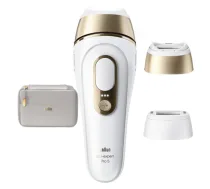 BRAUN IPL Epilator | Silk expert Pro 5 PL5210 | 3 power levels | White/Gold (PL5210)
