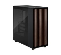 FRACTAL DESIGN North XL Charcoal Black TG Dark (black/wood, Tempered Glass version) (FD-C-NOR1X-02)