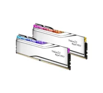 G.SKILL DIMM 32 GB DDR5-6400 (2x 16 GB) Dual Kit (silver, F5-6400J3239G16GX2-TR5NS, Trident Z5 Royal Neo, AMD EXPO) (F5-6400J3239G16GX2-TR5NS)