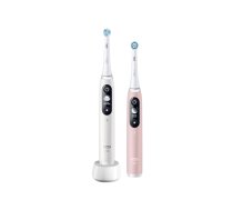 Oral-B Electric Toothbrush | iO6 DuoPack | Rechargeable | For adults | 2 brush heads included | 5 brushing modes | White/Pink (iO6 White Pink)