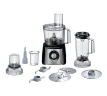 BOSCH Food Processor MultiTalent 3 Plus | MCM3PM386 | 900 W | 2 speeds | 2.3 L bowl capacity | Black/Stainless steel (MCM3PM386)