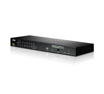ATEN 16-Port PS/2-USB VGA KVM Switch with Daisy-Chain Port and USB Peripheral Support | CS1716A (CS1716A-AT-G)