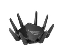 Asus Tri-band Gigabit Wifi-6 Gaming Router  ROG Rapture GT-AX11000 PRO  802.11ax 480+1148 Mbit/s 10/100/1000 Mbit/s Ethernet LAN (RJ-45) ports 4 Mesh Support Yes MU-MiMO Yes No mobile broadband Antenna type 8xExternal (90IG0720-MU2A00)