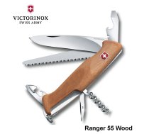 Daudzrīku nazis Victorinox Ranger 55 Wood 0.9561.63 .