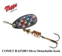 Rotējošais māneklis Mepps Comet RAINBO Silver Detachable hook 3.5 g