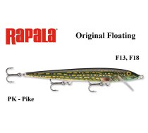 Ēsma Rapala Original Floating PK - Pike 13 cm