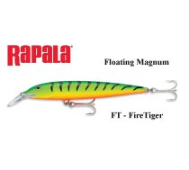 Ēsma Rapala Floating Magnum Firetiger 11 cm