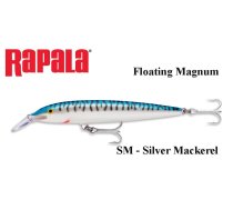 Ēsma Rapala Floating Magnum Silver Mackerel 18 cm