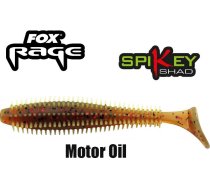 Gumijas zivtiņas Fox Rage SPIKEY SHAD Motor Oil 9 cm
