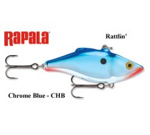 Ēsma Rapala Rattlin RNR Chrome Blue 7 cm