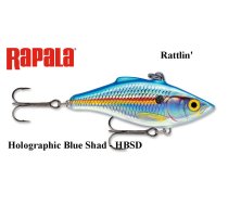 Ēsma Rapala Rattlin RNR Holographic Blue Shad 4 cm