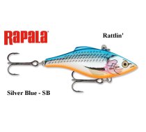 Ēsma Rapala Rattlin RNR Silver Blue 4 cm