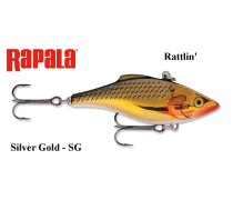 Ēsma Rapala Rattlin RNR Silver Gold 4 cm