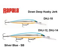 Ēsma Rapala Down Deep Husky Jerk Silver Blue SB 10.0 m