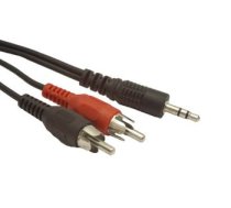 Gembird Audio Cable Jack 3.5mm M / 2x RCA (CINCH) M 5m (CCA-458-5M)
