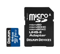Delkin Devices microSDXC 64GB 1900x UHS-II U3 285/100 MB/s (DMSD190064GV)