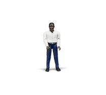 Bruder Dark Skin Man with Blue Jeans Figure (60004)