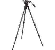 Manfrotto Nitrotech N8 Video Head With Carbon Fibre Single Legs Tripod (MVKN8C)