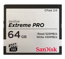 SanDisk Extreme Pro CFast 2.0 64GB 525/430 MBs (SDCFSP-064G-G46D)