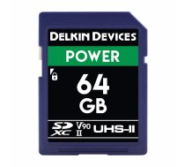 Delkin Power SDXC 64GB Class 10 U3 V90 300/250 MB/s (DDSDG200064G)