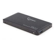 Gembird HDD/SSD Enclosure for 2.5'' SATA - USB 3.0, Aluminium, Black (EE2-U3S-2)