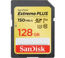 SanDisk Extreme Plus SDXC 128GB 150MB V30 U3 (SDSDXW5-128G-GNCIN)