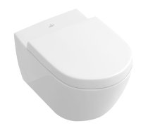 Villeroy&Boch Subway 2.0 DirectFlush Wall-Mounted WC with Slim WC Toilet Seat Coverand SoftClose (5614R201)