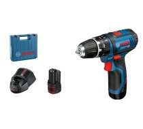 Bosch GSB 12V-15, 2x2.0Ah Case (06019B6920)