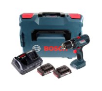 Bosch GSR 18V-21, 2x2.0Ah, GAL 18V-40 L-Boxx (06019H1008)