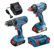 Bosch GDX 18V-180 + GSR 18V-21, 2x2.0Ah, 1820CV L-Boxx (06019G5203)