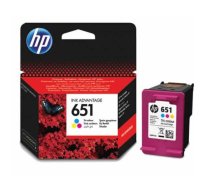 HP 651 Tri-color Original Ink Advantage (C2P11AE)