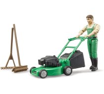 Bruder bworld gardener with lawnmower and equipment (62103)