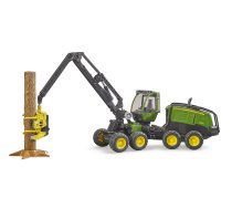 Bruder John Deere 1270G harvester with one tree trunk (02135)