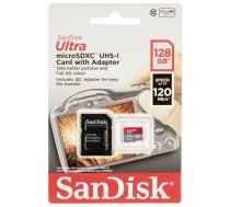 SanDisk Ultra microSDXC 128GB 120MB/s UHS-I (SDSQUA4-128G-GN6IA)