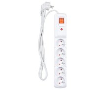 Acar F5 Surge Protector x5 AC Outlet 250V/2300W 1.5m Grey (ALP-ACARF5) (5904743285319) Strāvas Pagarinātājs ar Drošinātāju