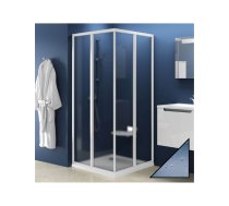 Ravak Shower Corner SRV2-75 S White + Polystyrene Pearl (14V301O211)