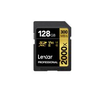 Lexar Professional 2000x SDXC UHS-II 128GB 300MB/s read 260MB/s write (LSD2000128G-BNNNG)